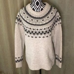 Women's L.L.Bean Classic Lambs Wool Sweater, Fair Isle Crewneck
